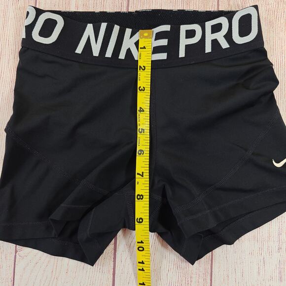 Nike Pro Dri-Fit black 3" fitted shorts sz S - Picture 7 of 10